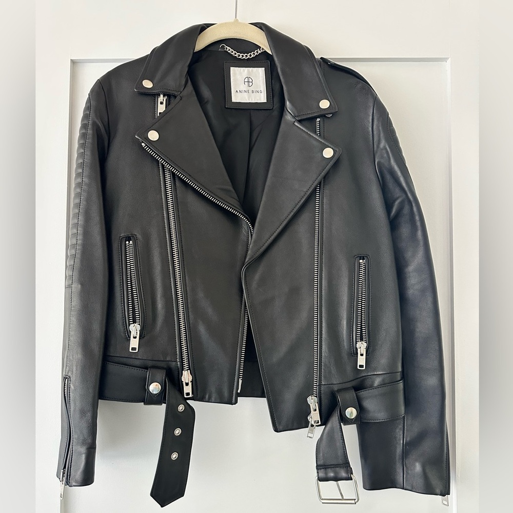Anine Bing Leather Jacket Size XS